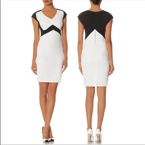 The Limited Scandal Collection dress black white. New